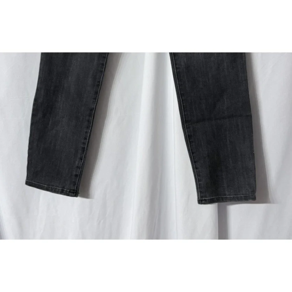 NWT Express Skinny Mid Rise Womens Stretch Black Flexx Jeans Denim Size M 6/8/10 - Picture 4 of 11